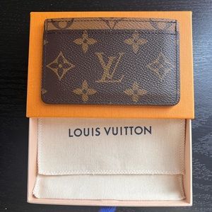 Louis Vuitton Two Toned Card Holder